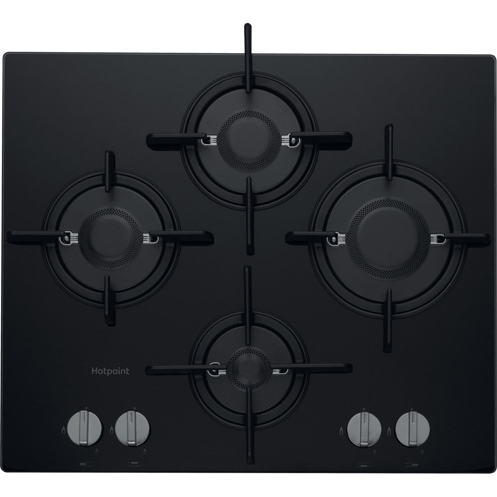 Hotpoint FTGHG 641 D/H BK Gas Hob - Black