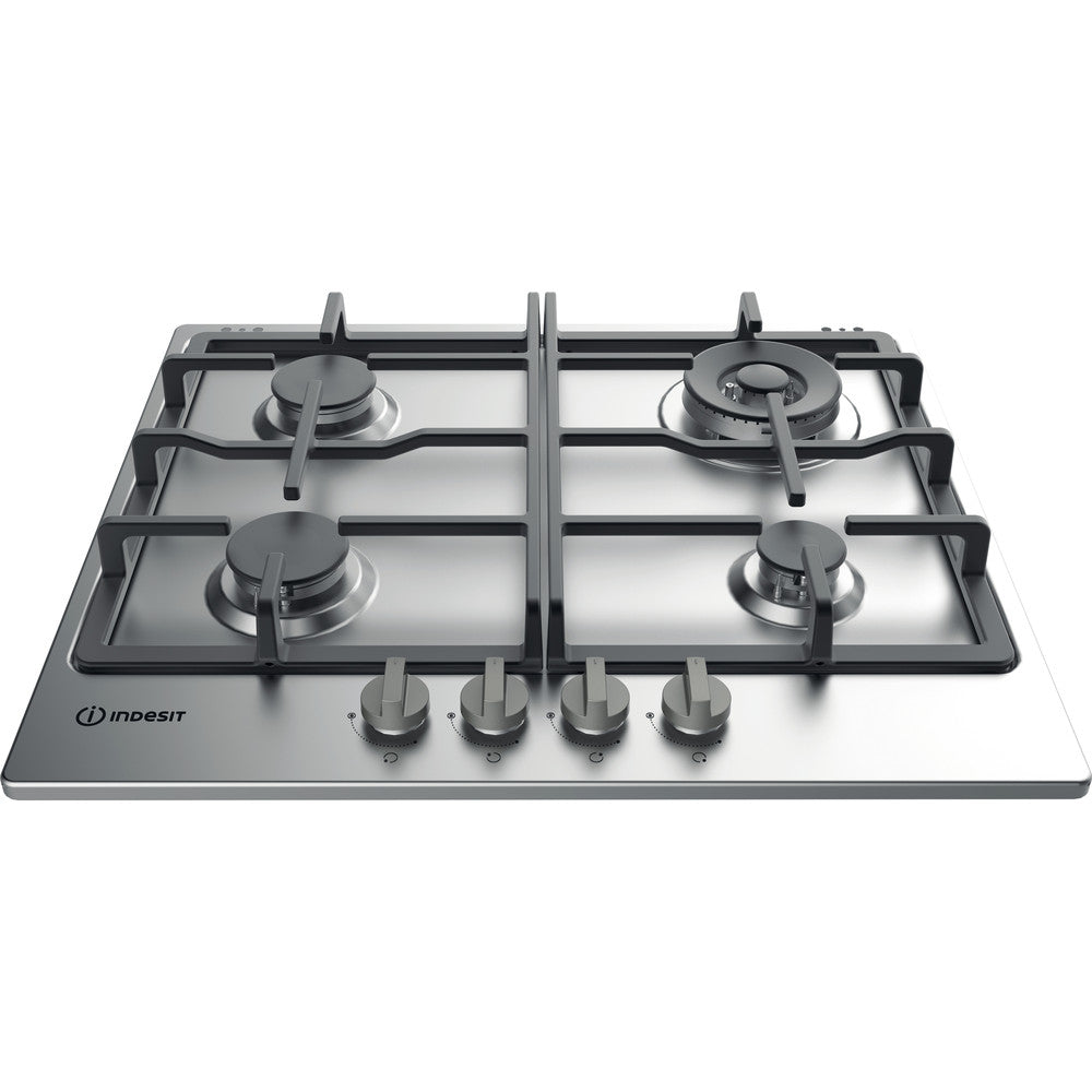 Gas hob: 4 gas burners - THP 641 W/IX/I