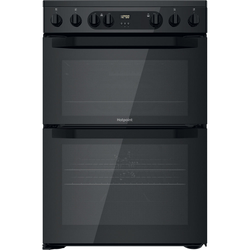 Hotpoint HDM67V9CMB/UK Electric Ceramic Double Cooker - Black