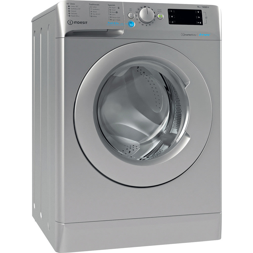 Freestanding front loading washing machine: 9kg - BWE 91496X S UK N